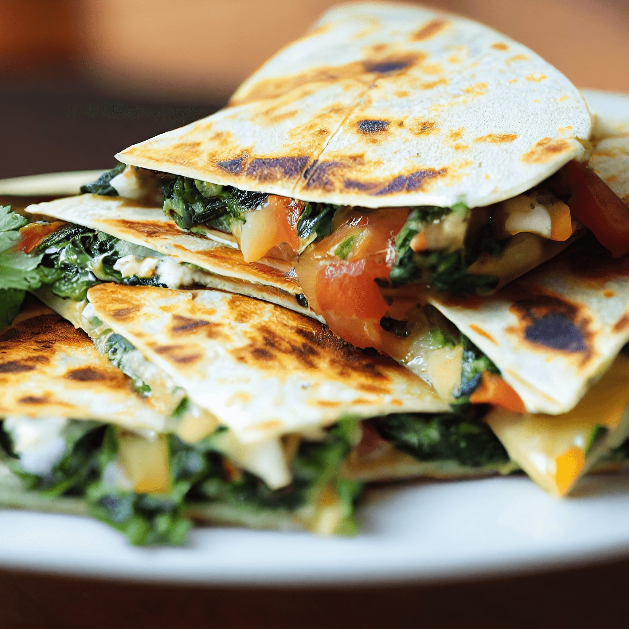 Vegetarian Quesadilla.