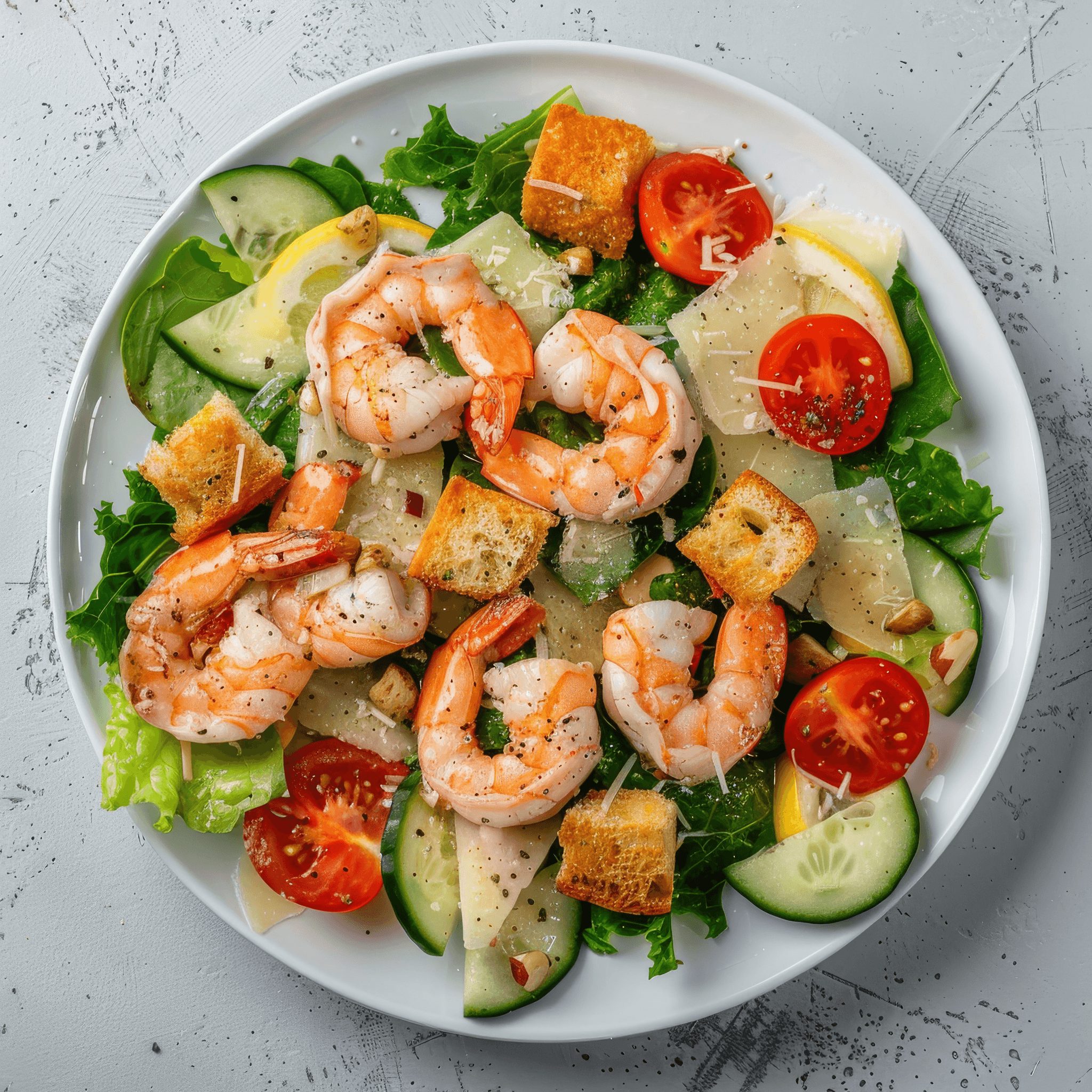 Grilled Shrimp Salad.
