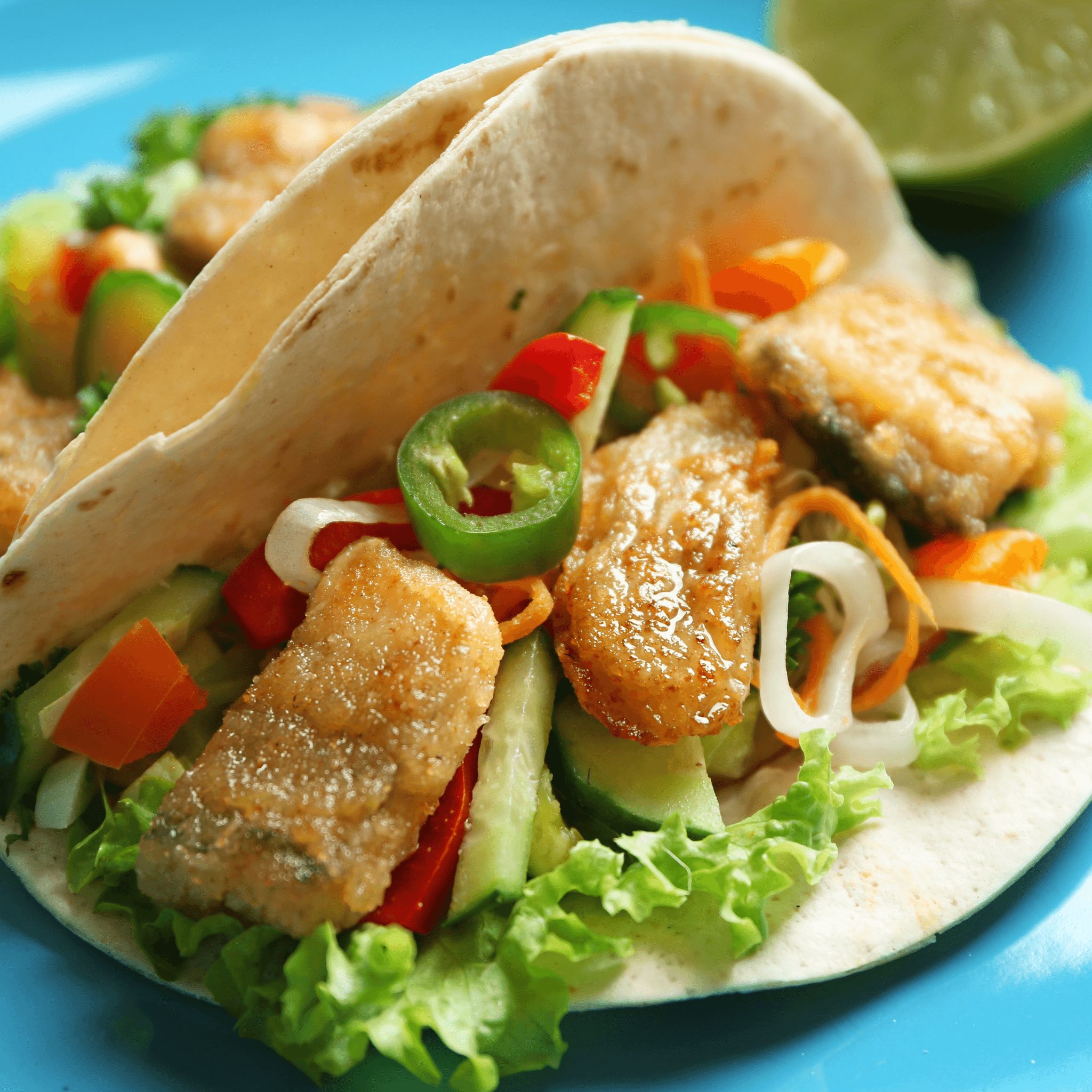 Baja Fish Tacos.
